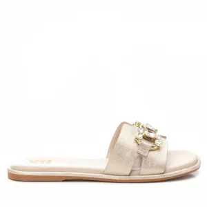 Women's Flat Sandals In Gold