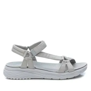 Women's Flat Sandals In Grey