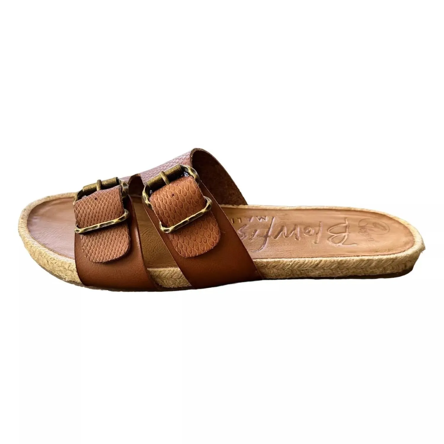 Women's Gennah Rope Slide Sandals In Arabian Sand Dyecut