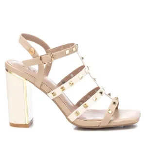 Women's Heeled Sandals In Beige