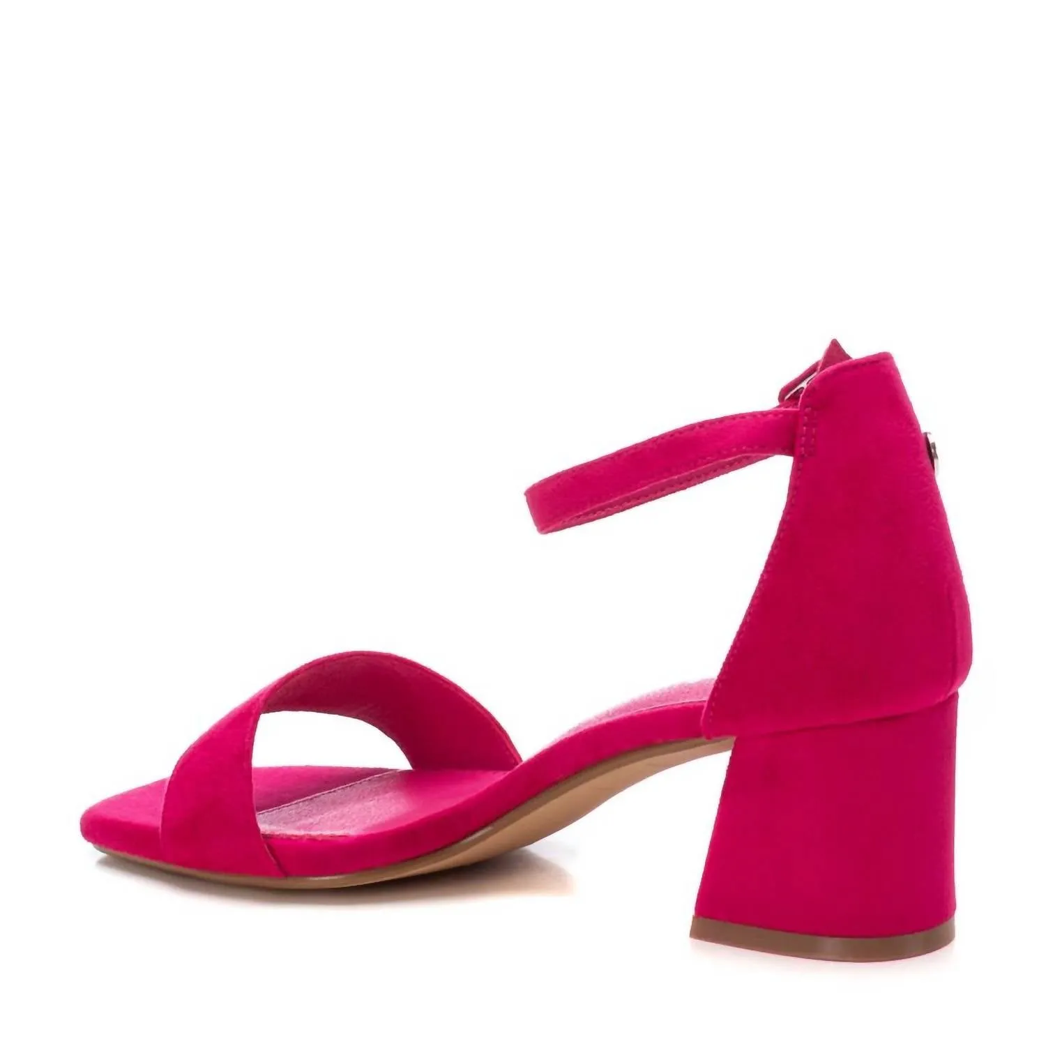 Women's Heeled Sandals In Fuchsia