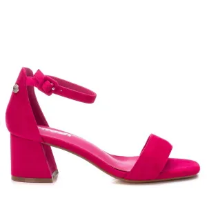 Women's Heeled Sandals In Fuchsia