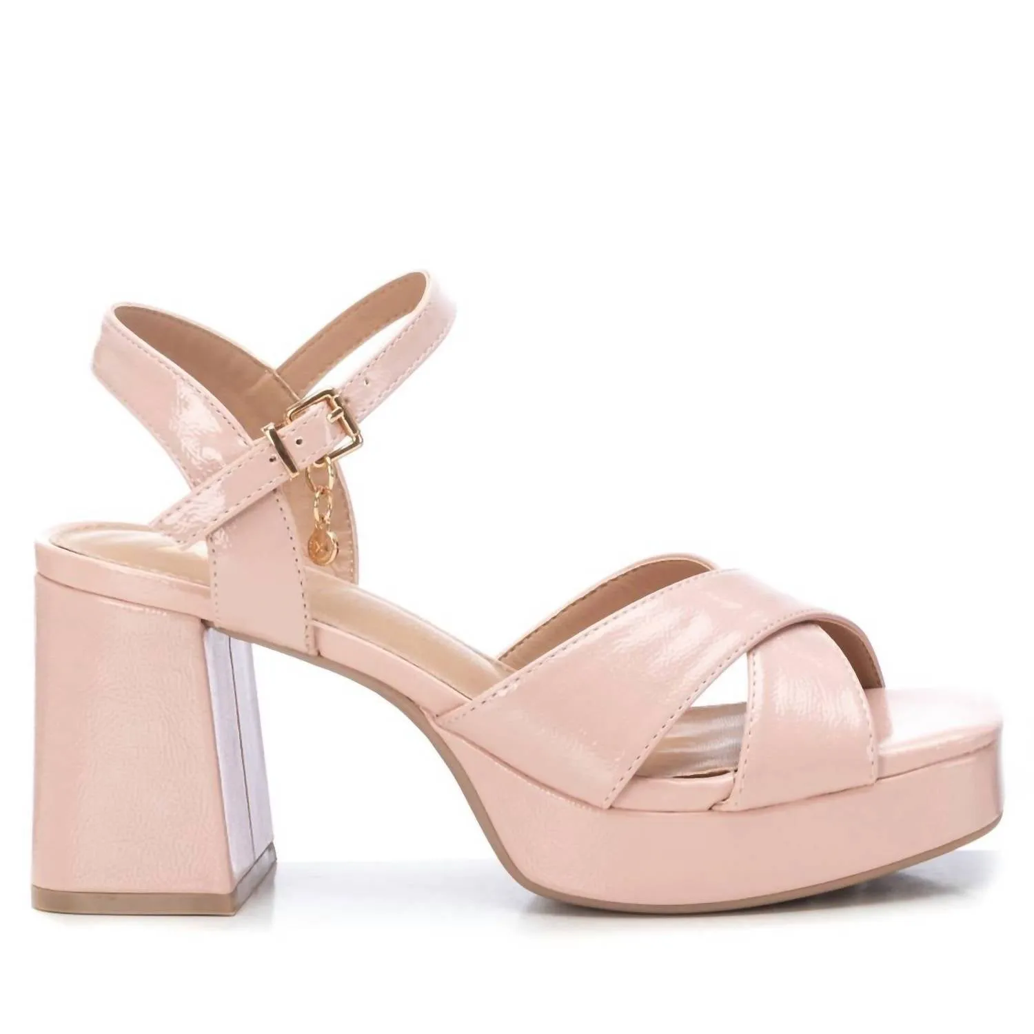 Women's Heeled Sandals In Nude
