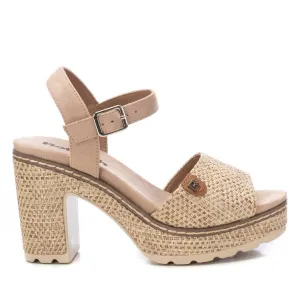 Women's Heeled Sandals In Taupe