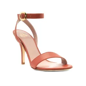 Women's Helena Calfskin Sandals In Brick