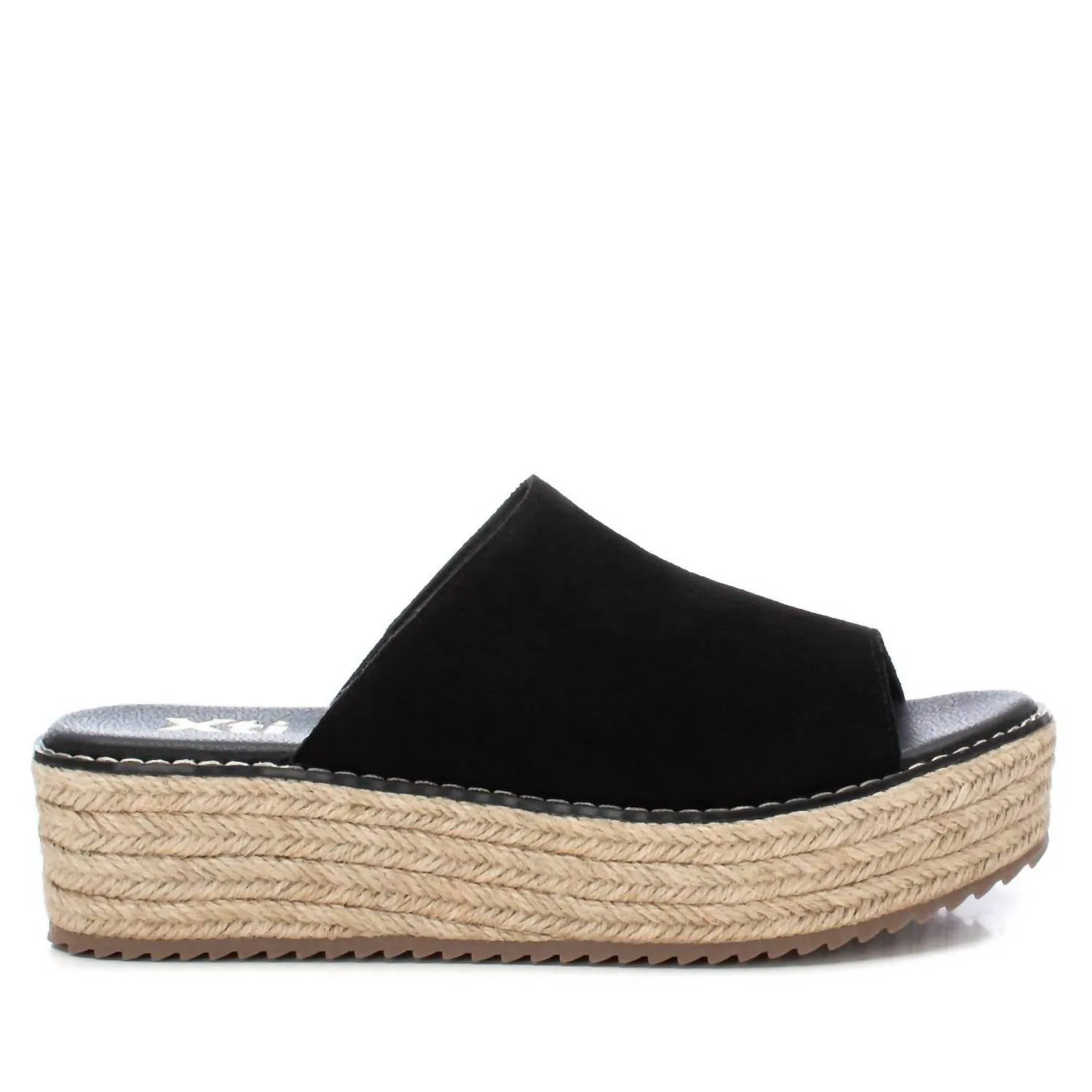 Women's Leather Casual Sandals In Black