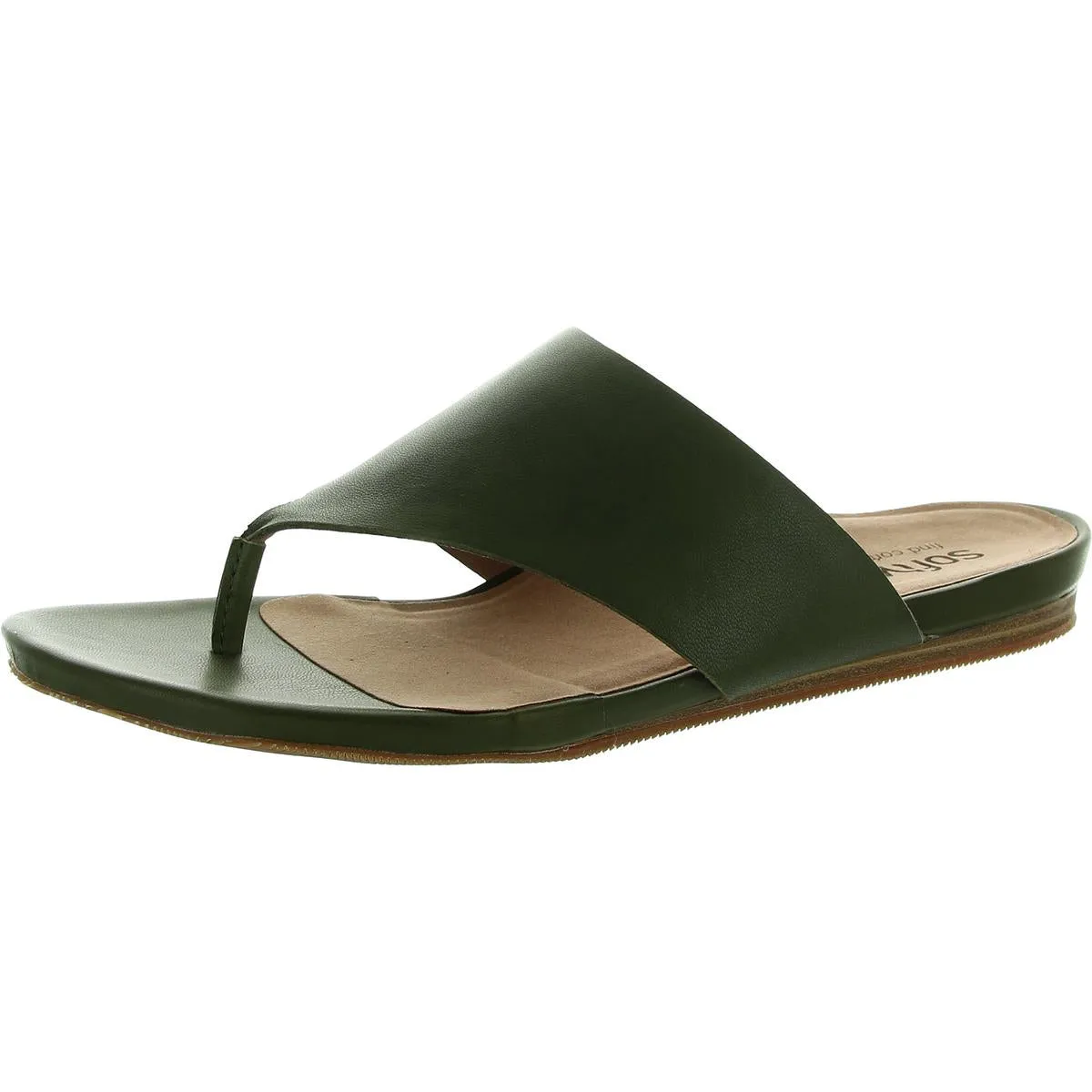 Womens Leather Thong Sandals