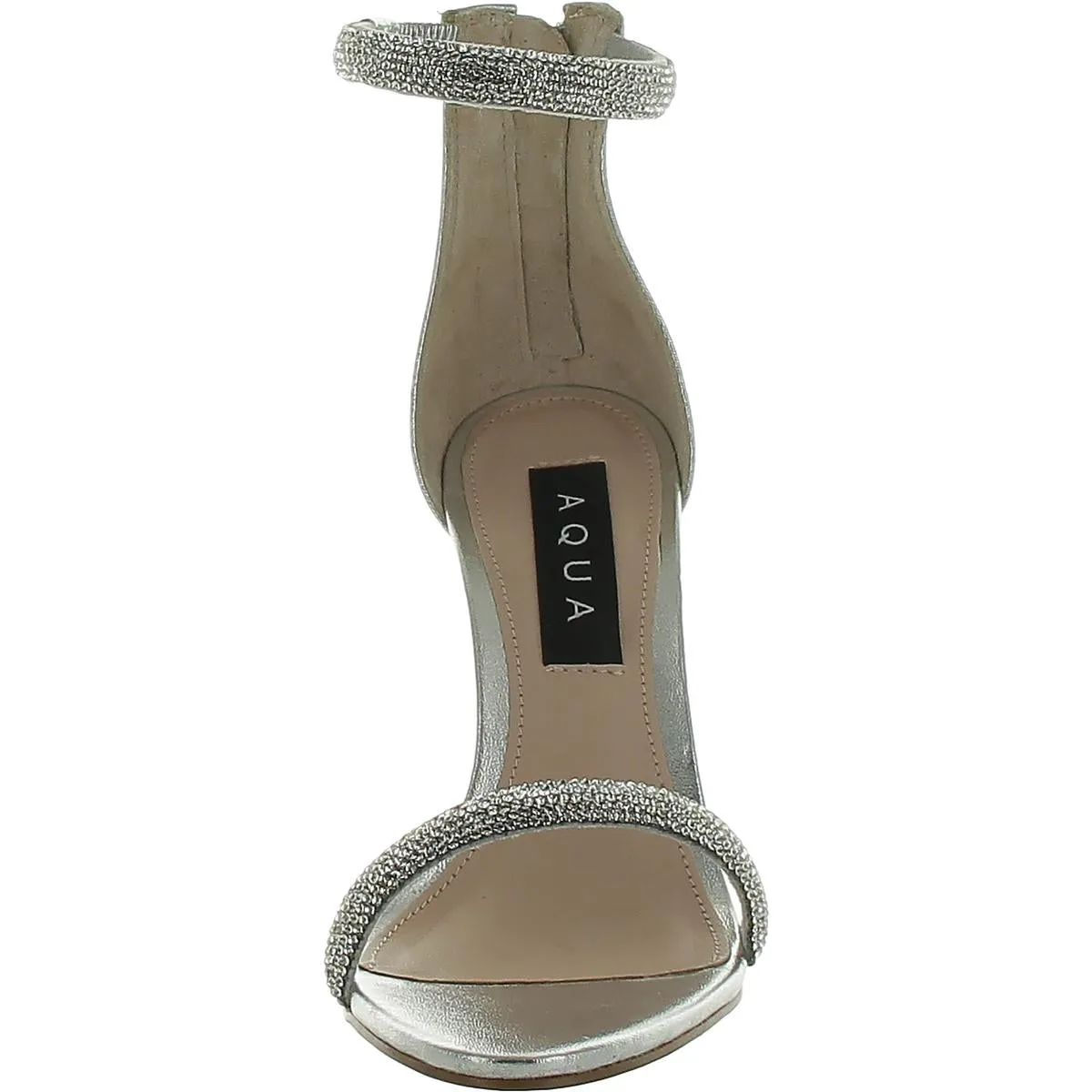 Womens Leather Zipper Heels