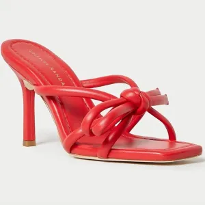 Women's Margi Bow Heel Sandal In Poppy