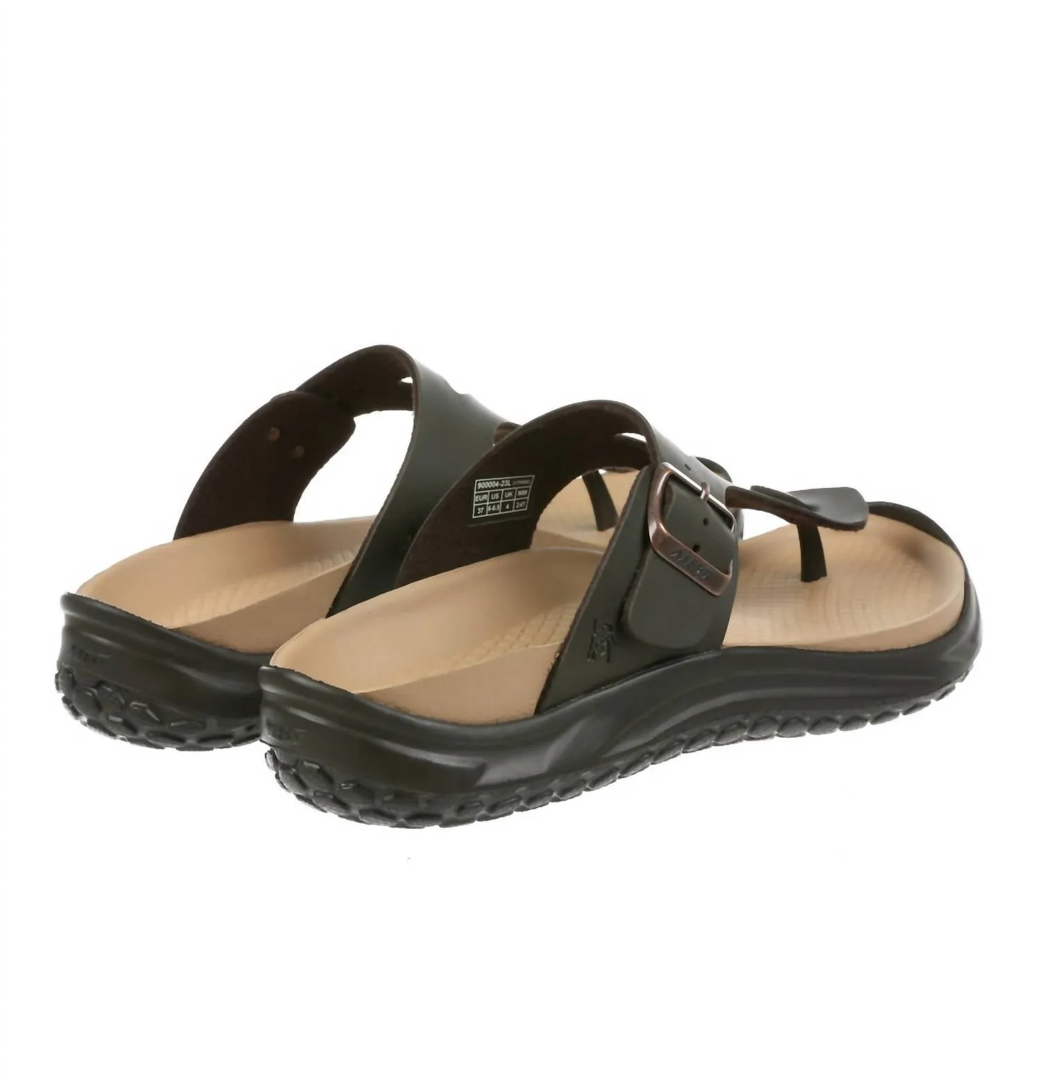Women's Meru Thong Sandal In Dark Brown