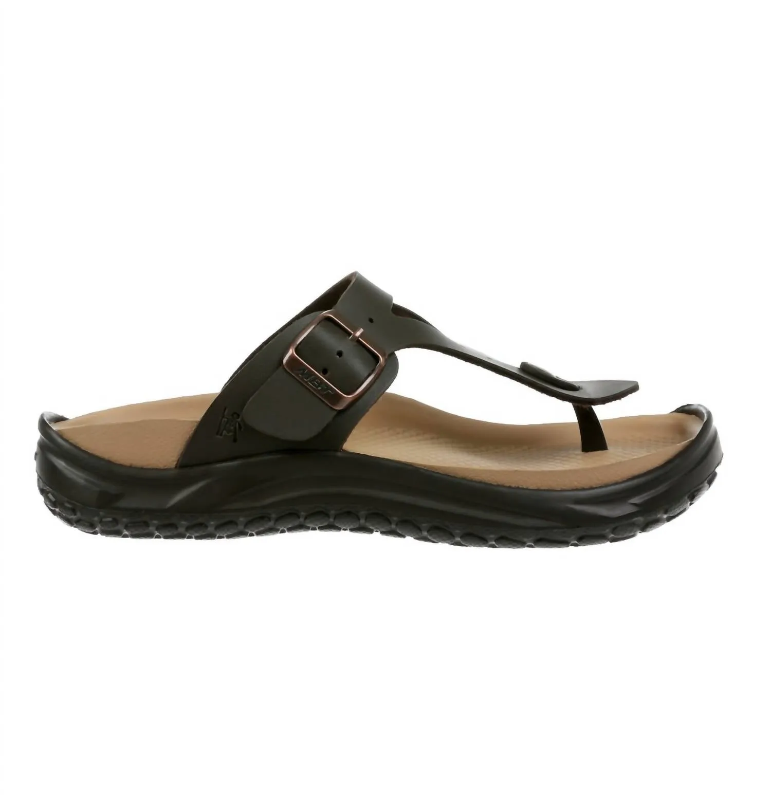 Women's Meru Thong Sandal In Dark Brown