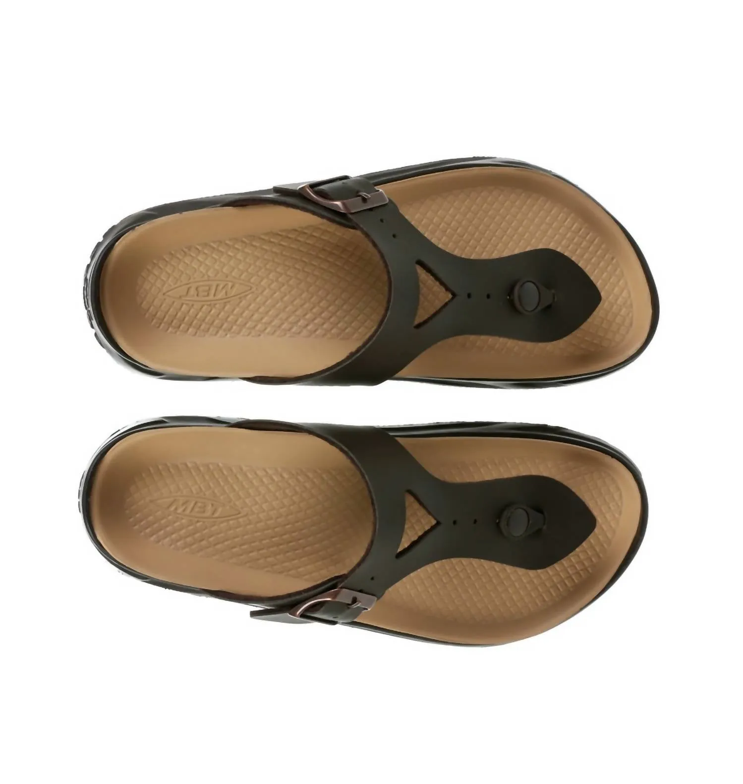 Women's Meru Thong Sandal In Dark Brown