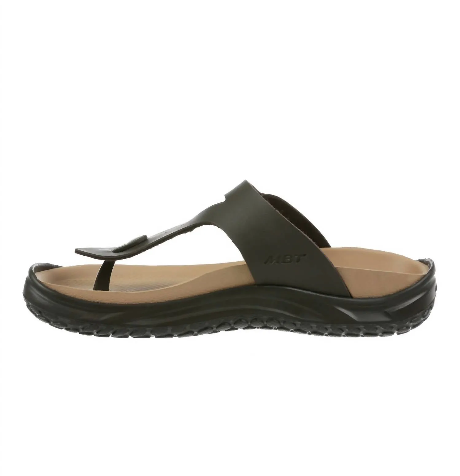 Women's Meru Thong Sandal In Dark Brown