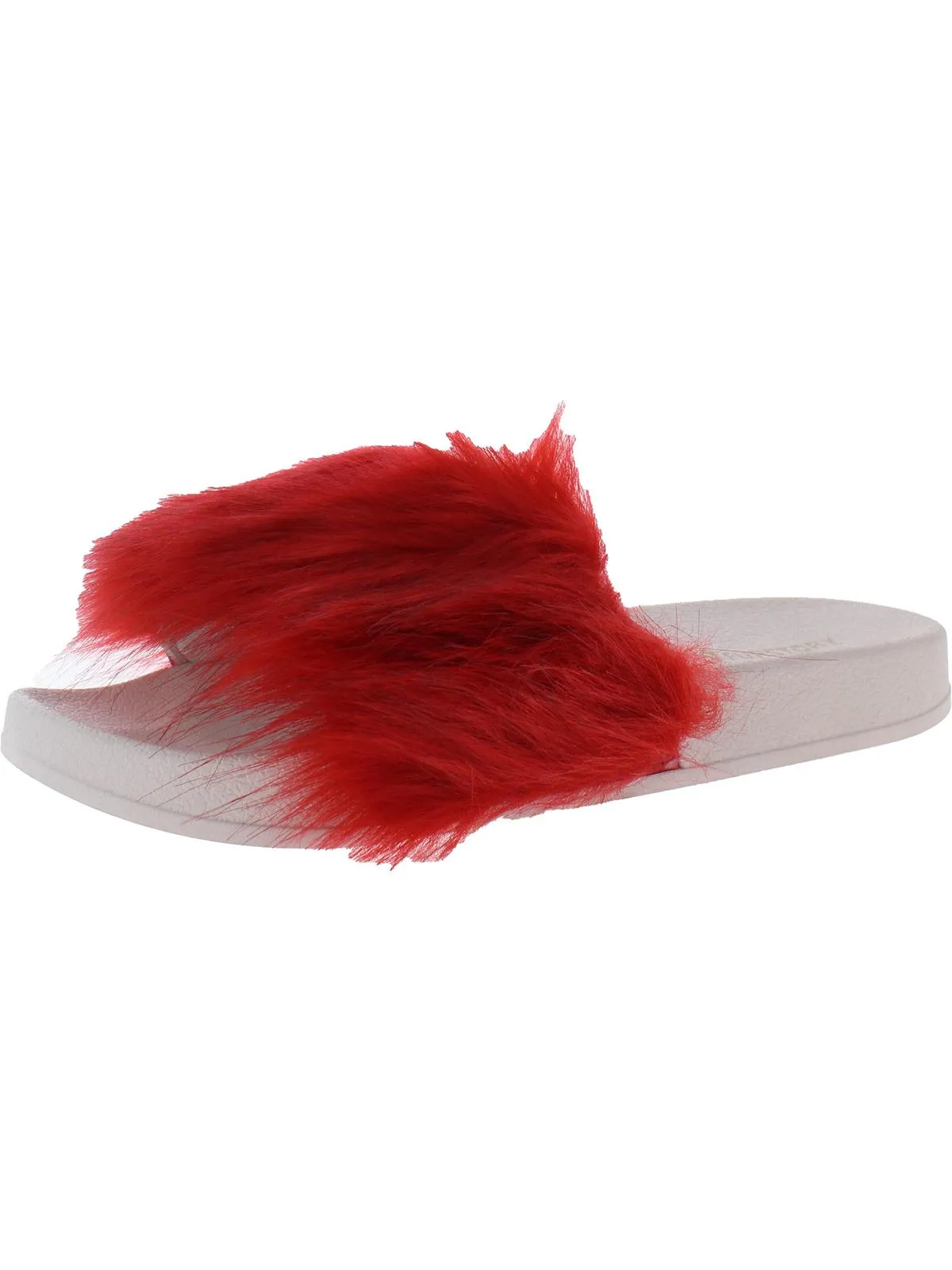 Womens Open Toe Slip On Slide Sandals