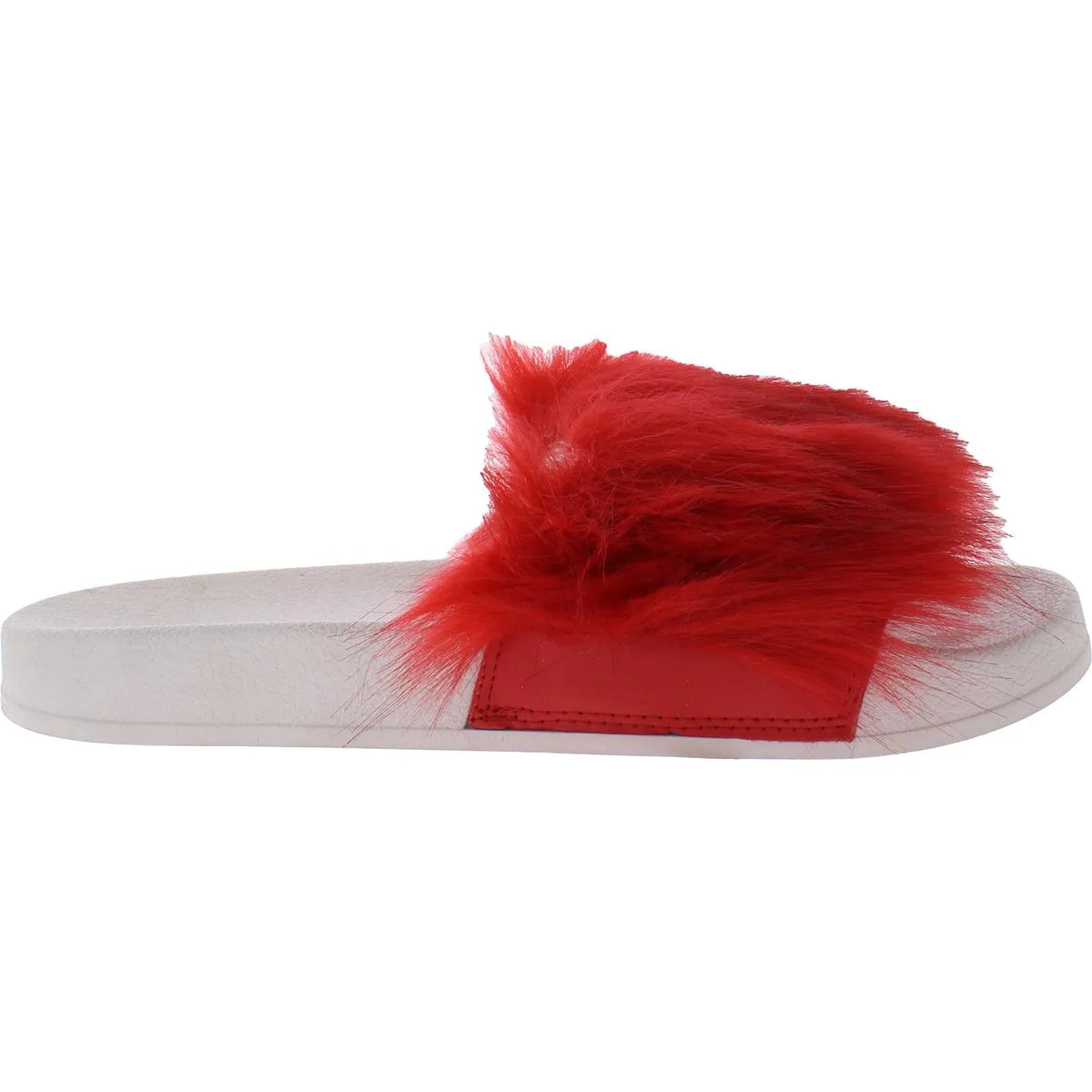 Womens Open Toe Slip On Slide Sandals
