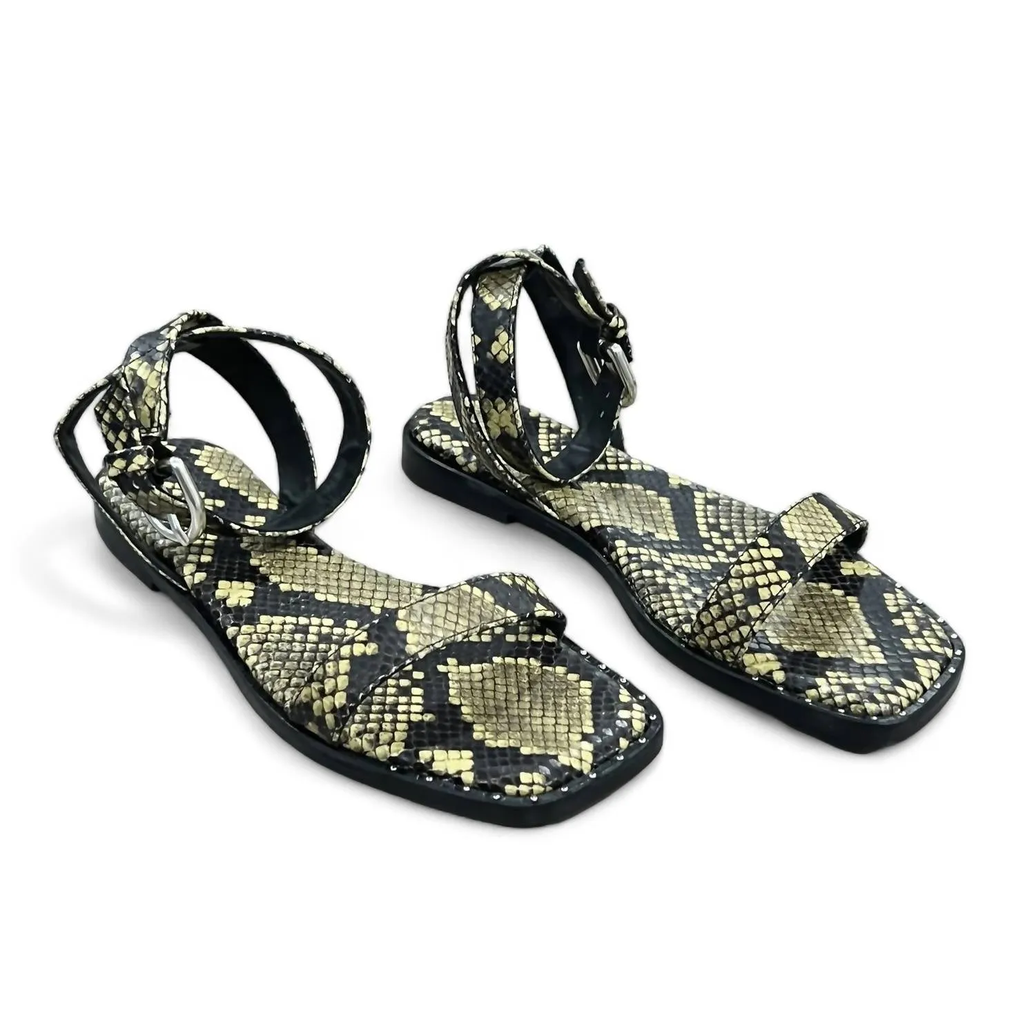 Women's Patti Sandal In Wheat Snake