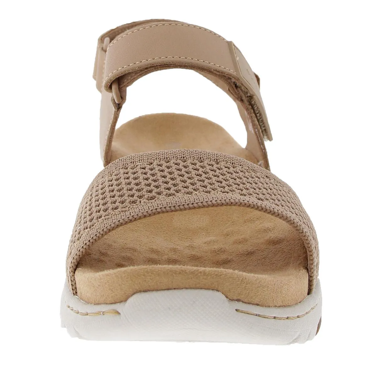 Womens Perforated Leather Ankle Strap