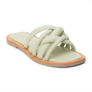 Women's Roy Flat Slide Sandals In Sage