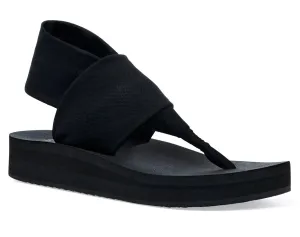 Women's Sling St Midform Sandal In Black