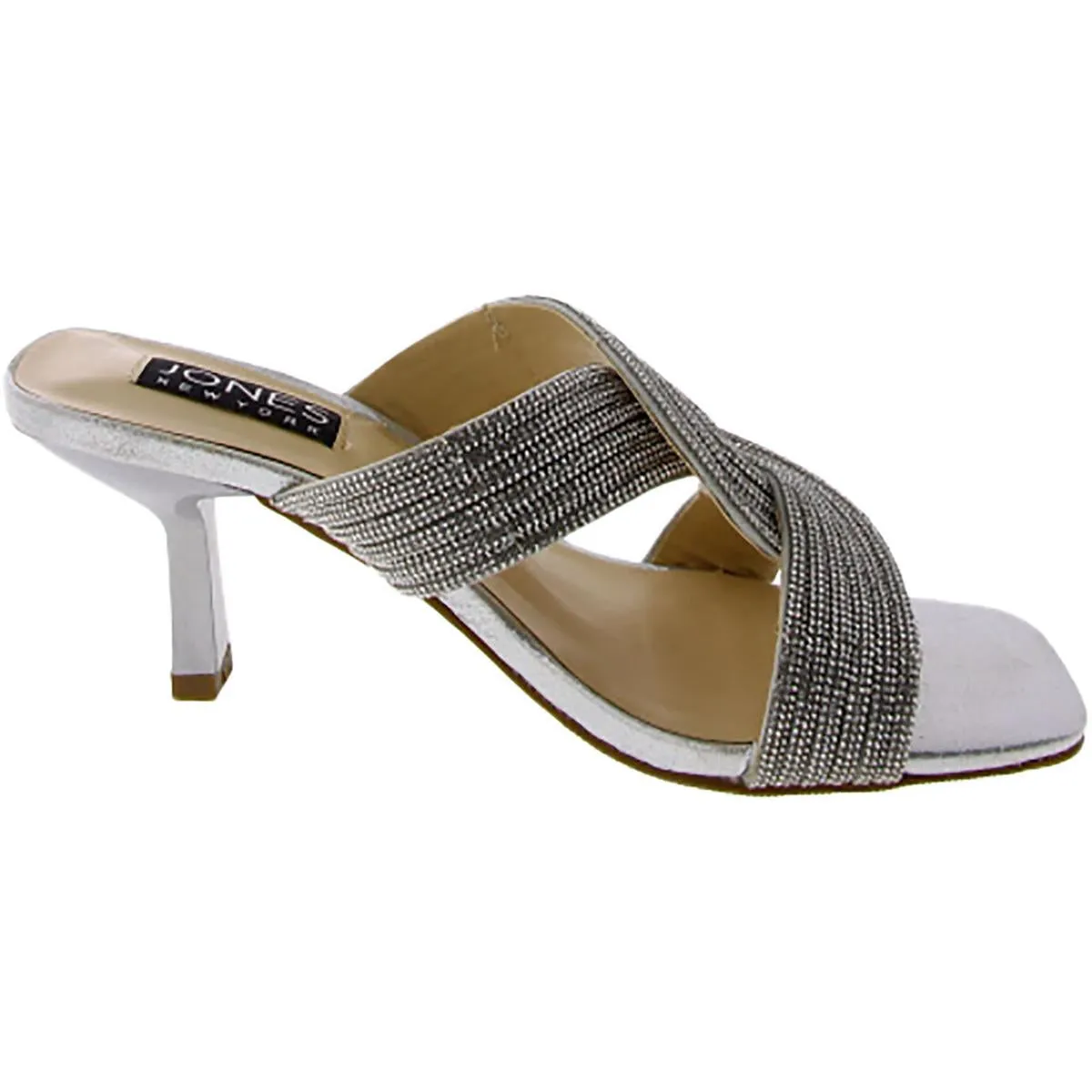 Womens Slip On Open Toe Mule Sandals