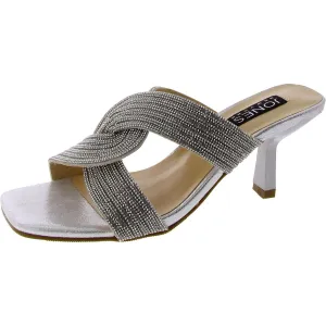 Womens Slip On Open Toe Mule Sandals