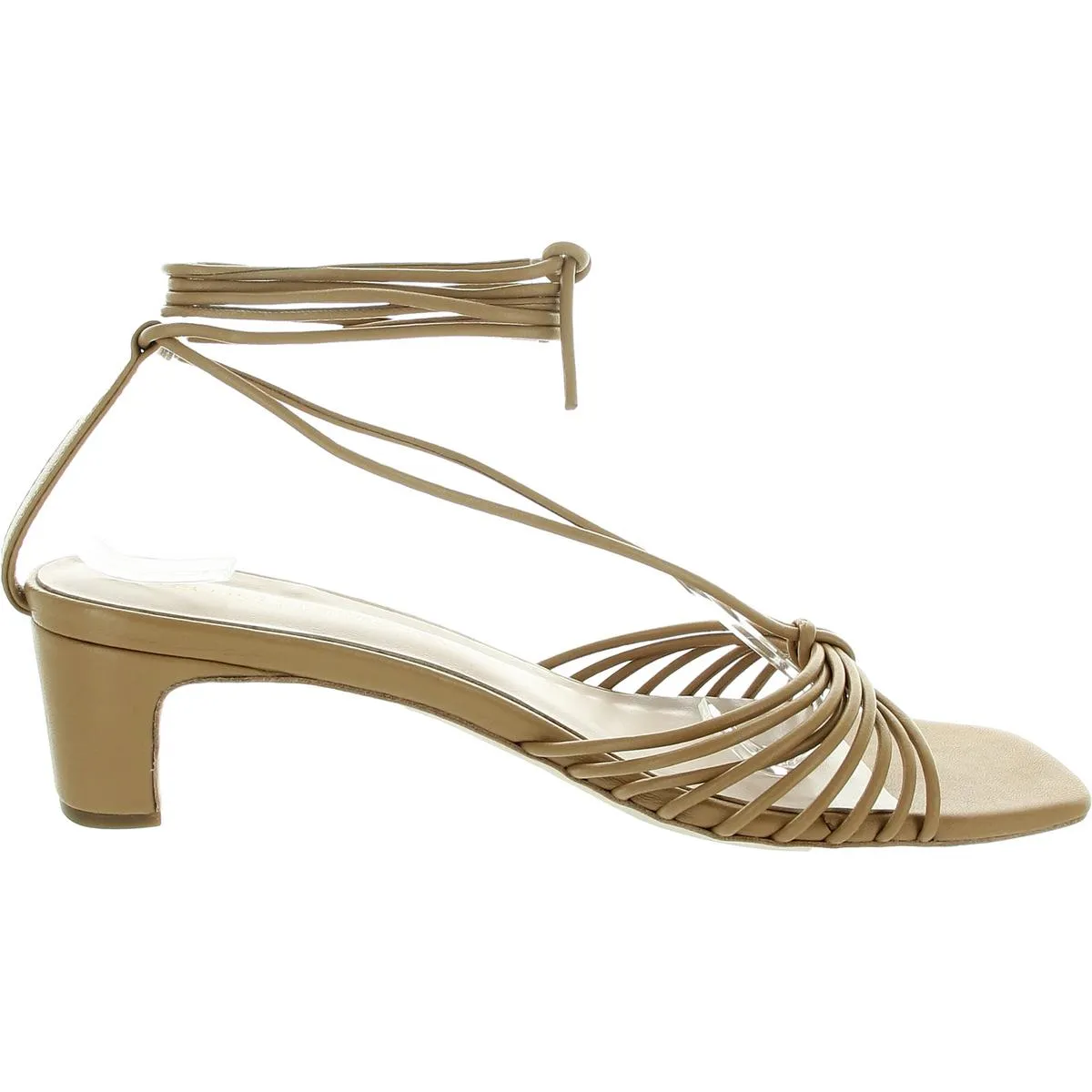 Womens Strappy Block Heel