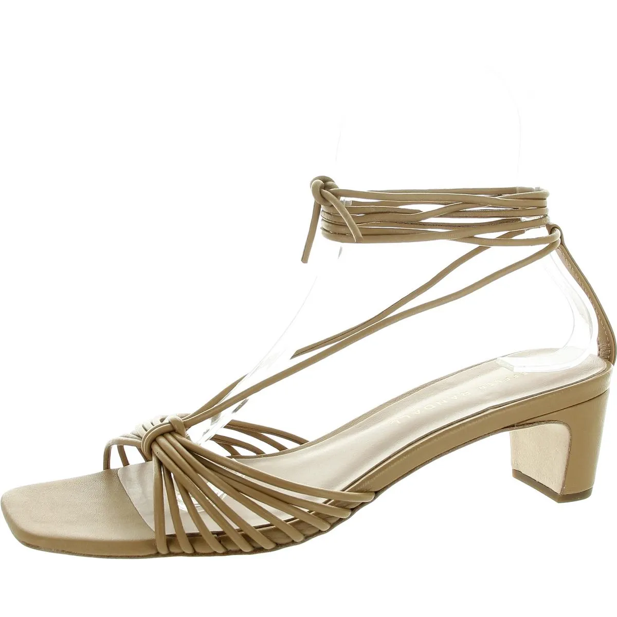 Womens Strappy Block Heel