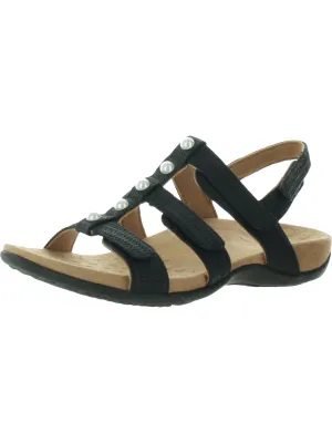 Womens Strappy Embellished Strappy Sandals