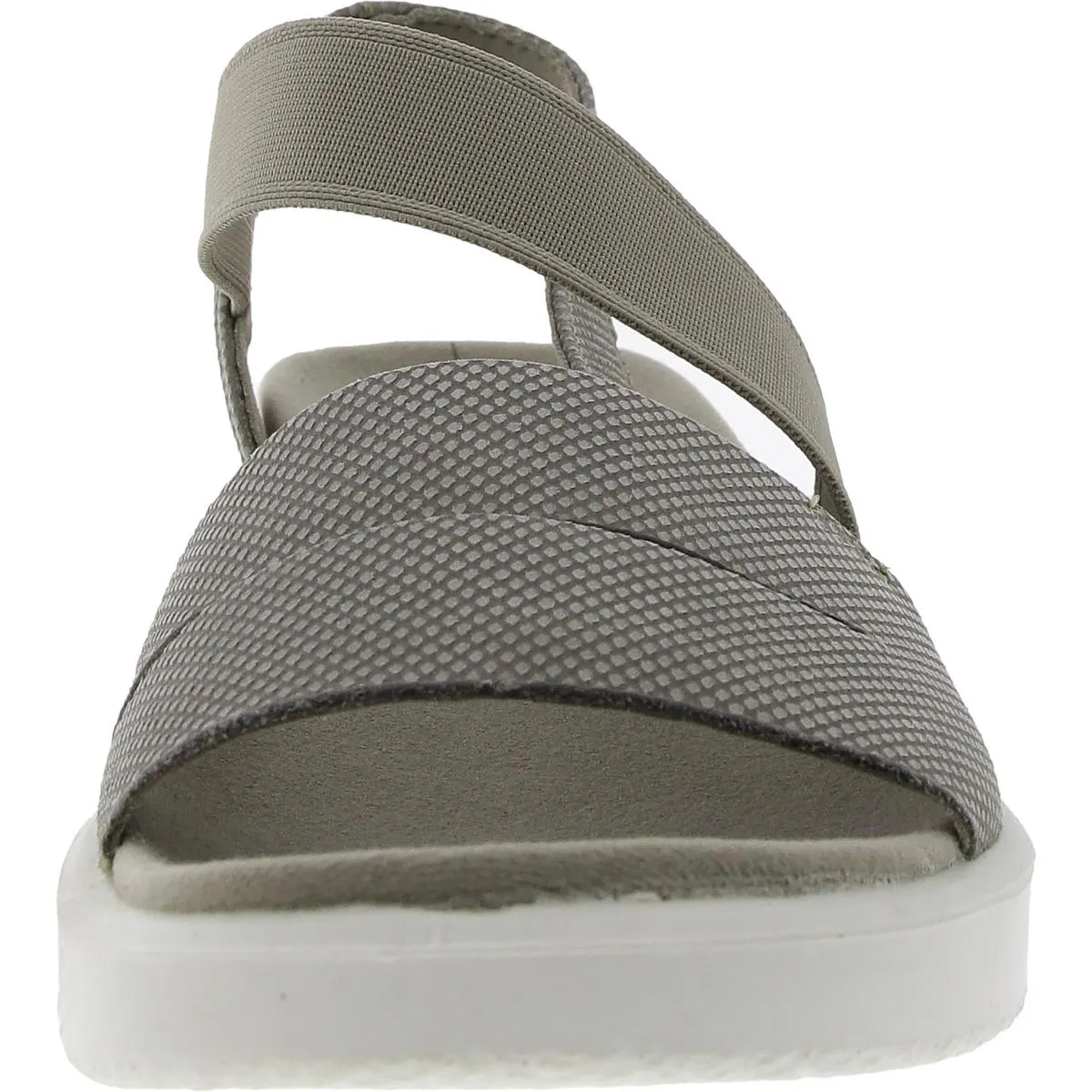Womens Stretch Leather Slingback Sandals