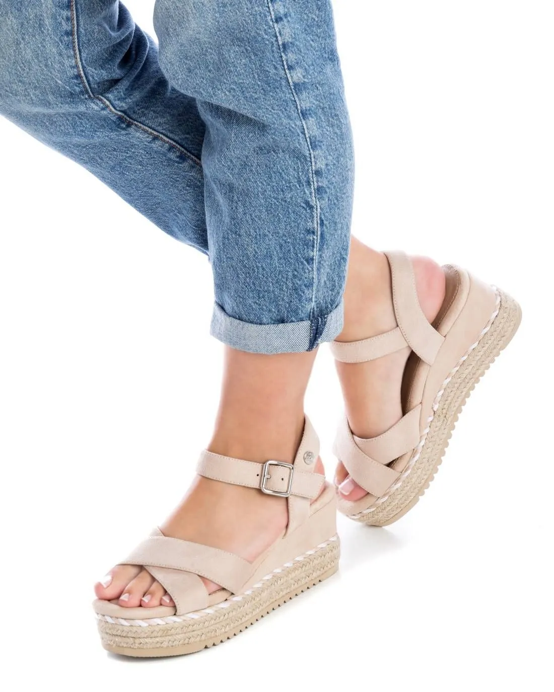 Women's Suede Wedge Sandals By XTI