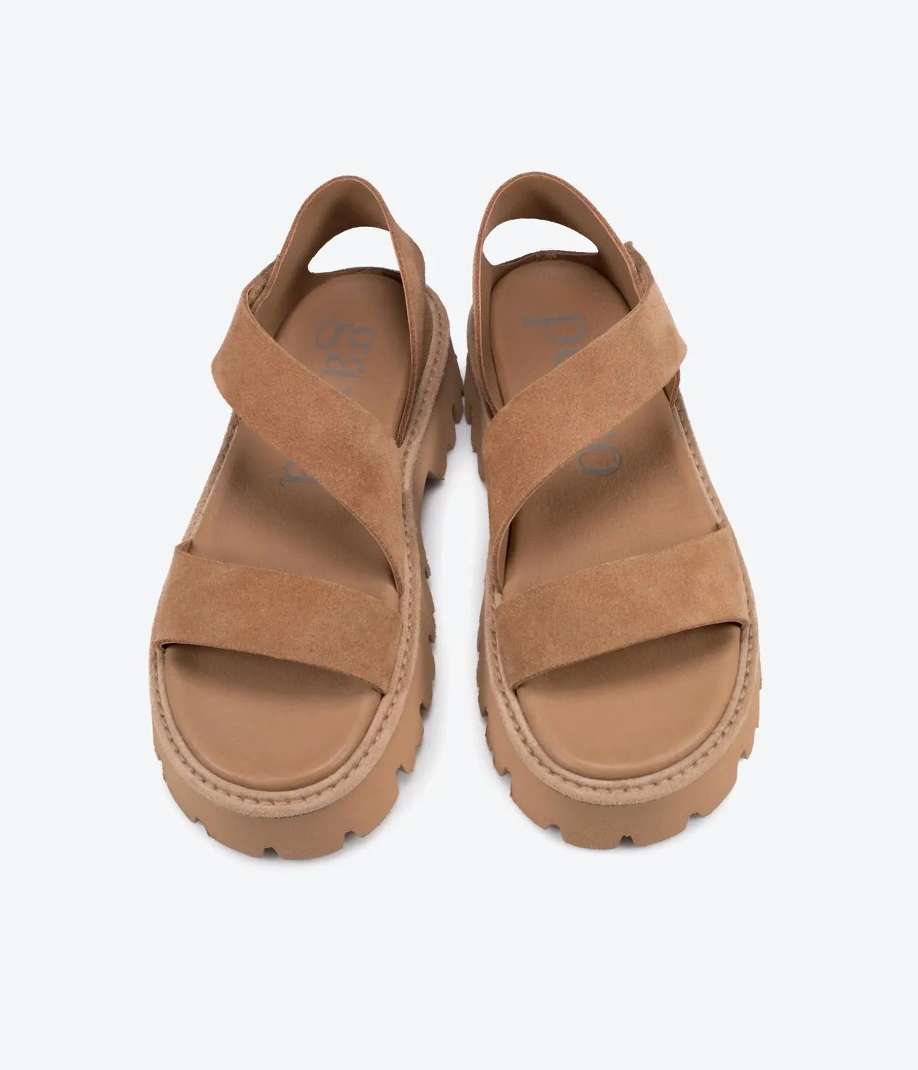 Women's Suton Sandals In Suntan Castoro