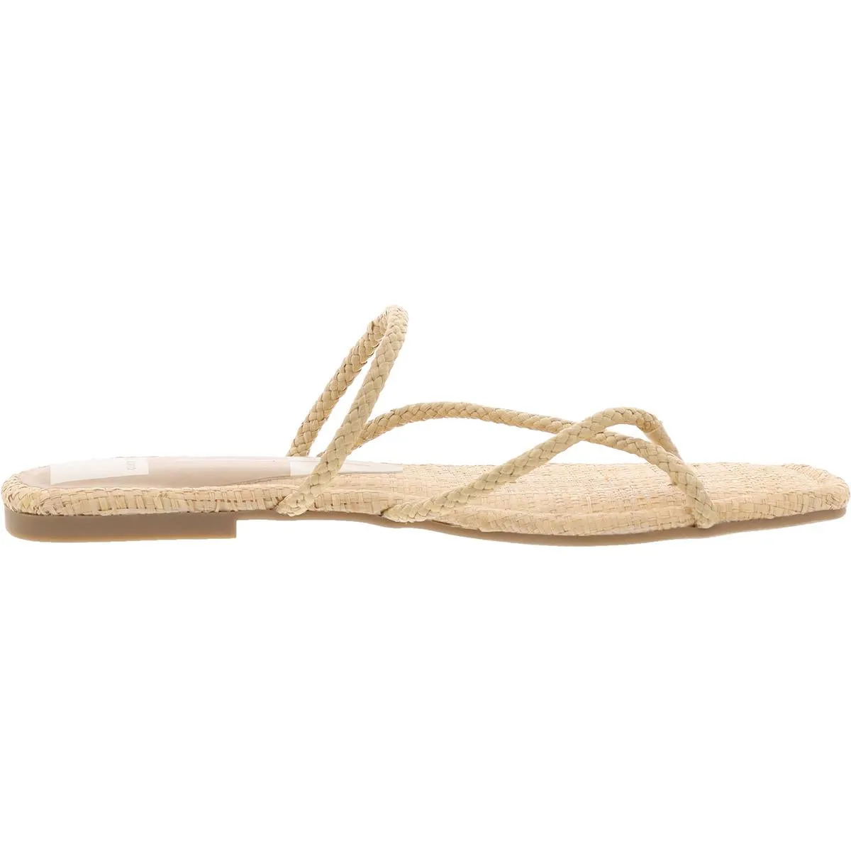 Womens Textured Woven Flip-Flops