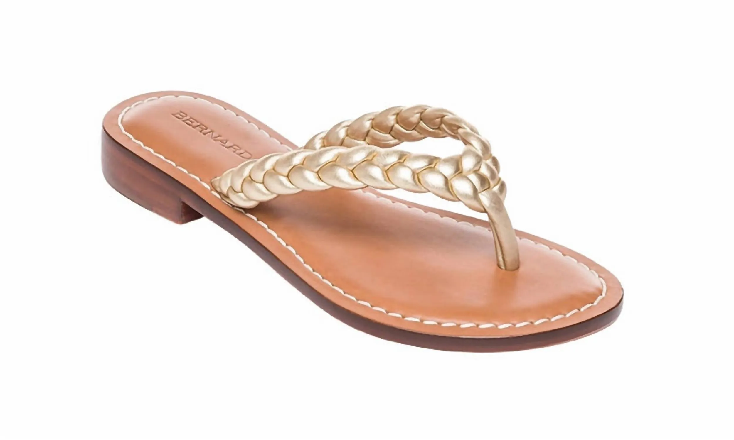 Women's Theo Thong Sandal In Gold Glove