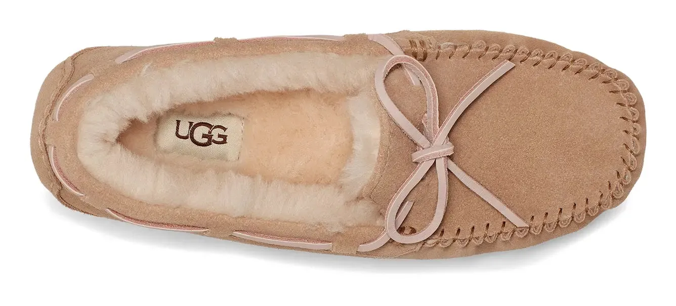 Women's UGG Dakota  Cozy Suede Moccasin with Wool Lining