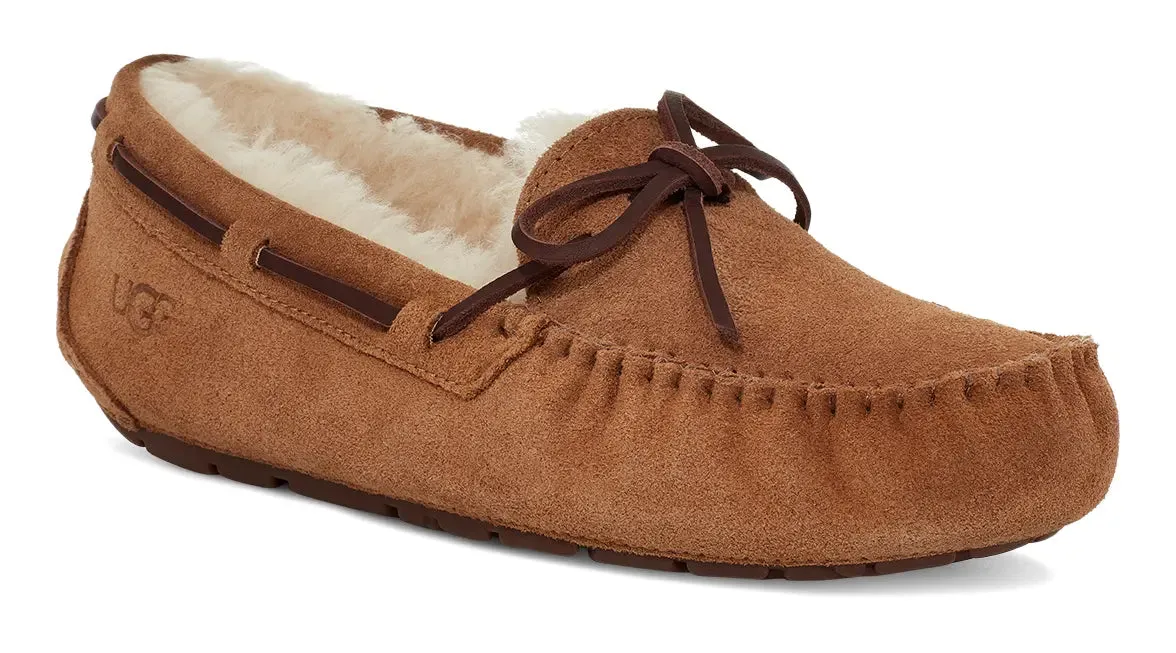 Women's UGG Dakota  Cozy Suede Moccasin with Wool Lining