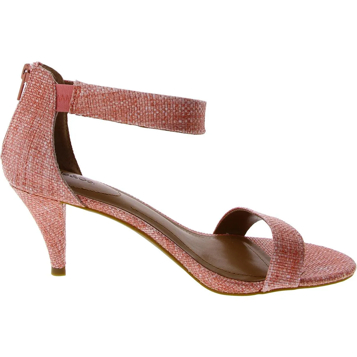 Womens Woven Slip On Heels