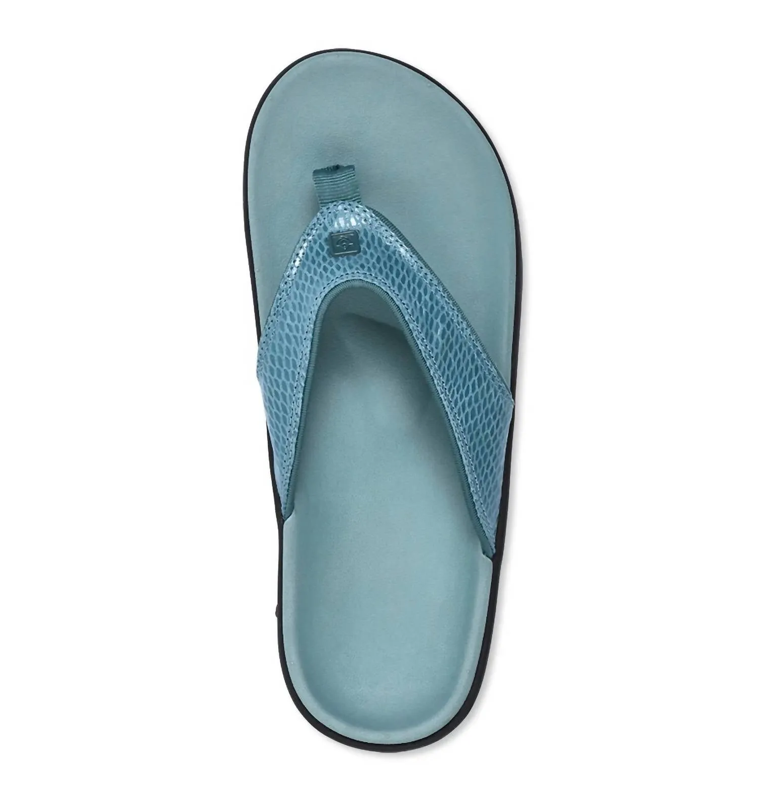 Women's Yumi Snake Sandal In Mineral Blue