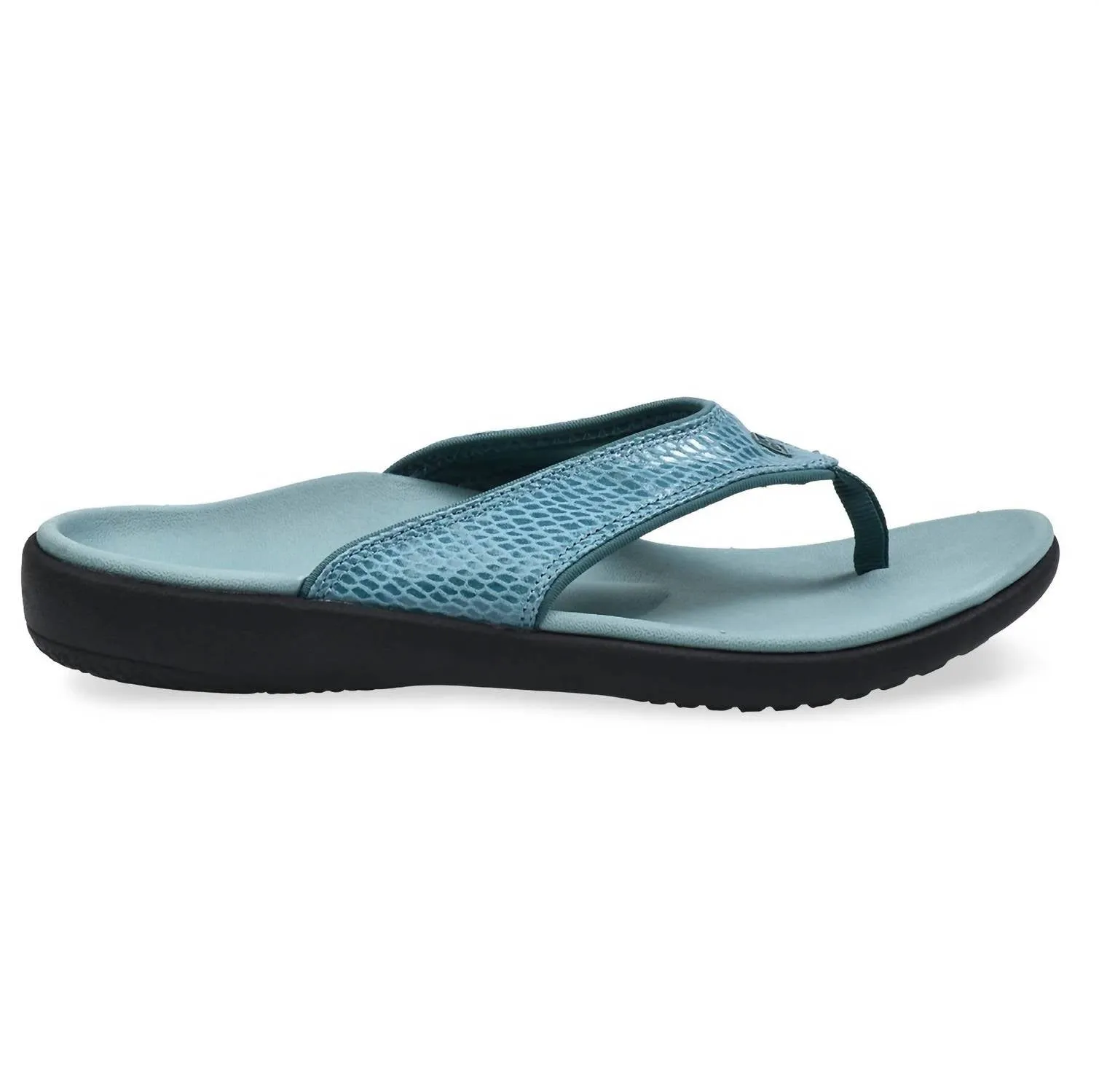 Women's Yumi Snake Sandal In Mineral Blue