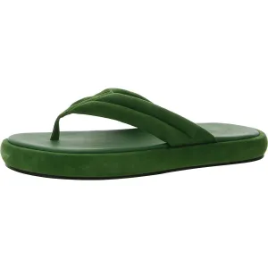 Wonderland Womens Suede Thong Slide Sandals