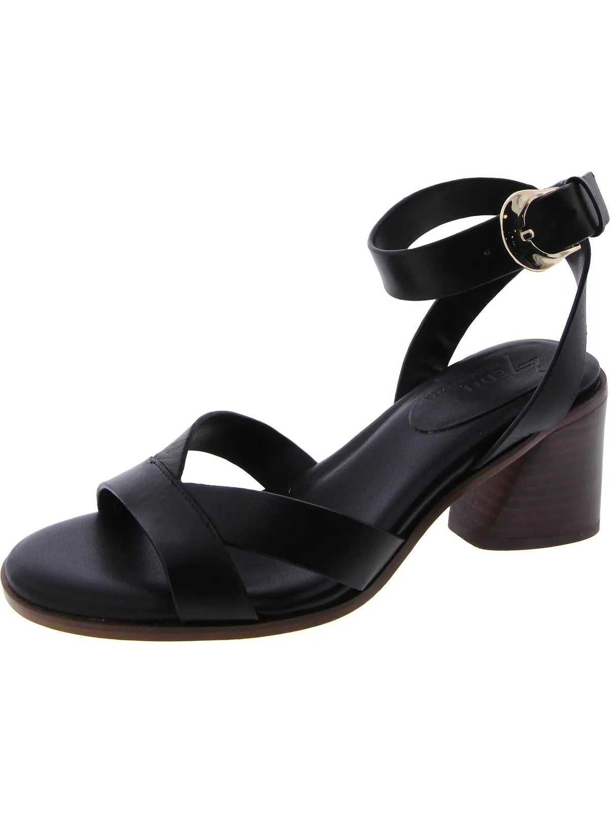 Yumi Womens Leather Adjustable Slingback Sandals