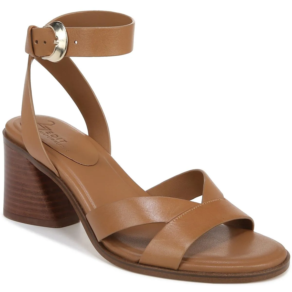 Yumi Womens Leather Adjustable Slingback Sandals