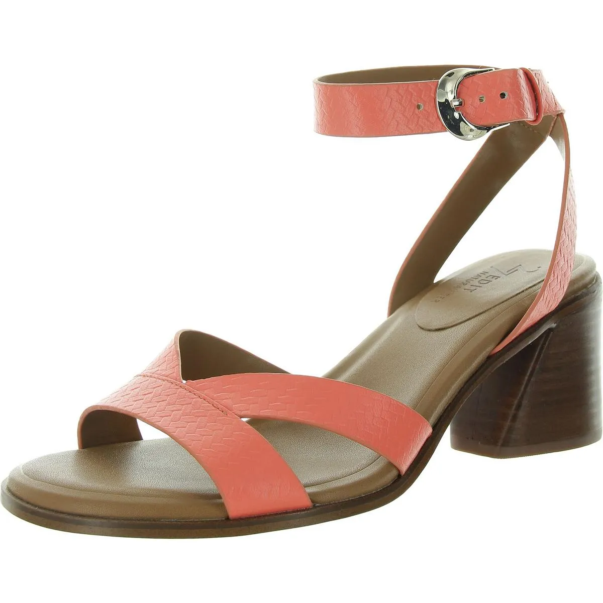 Yumi Womens Leather Adjustable Slingback Sandals