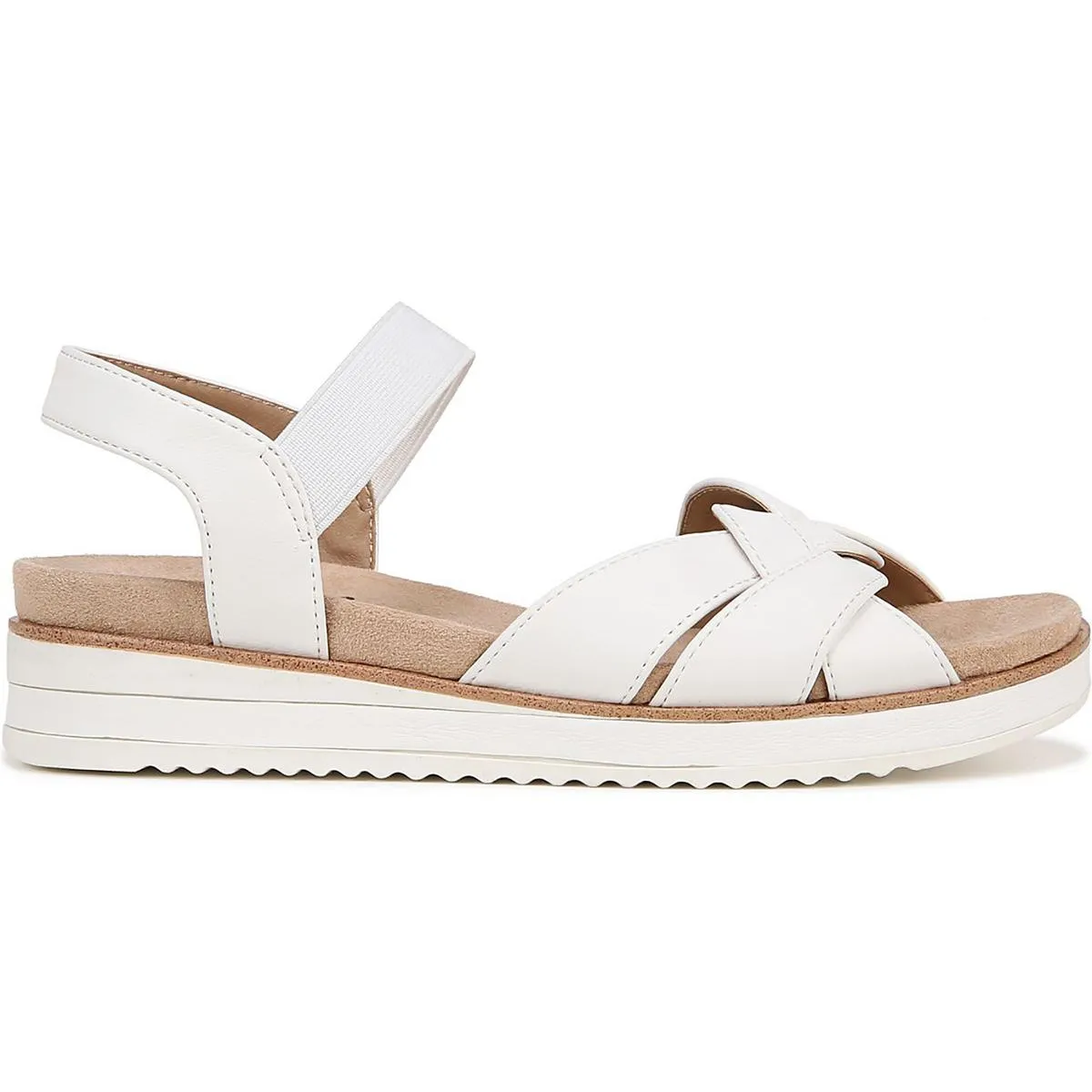 Zuri Womens Faux Leather Ankle Strap